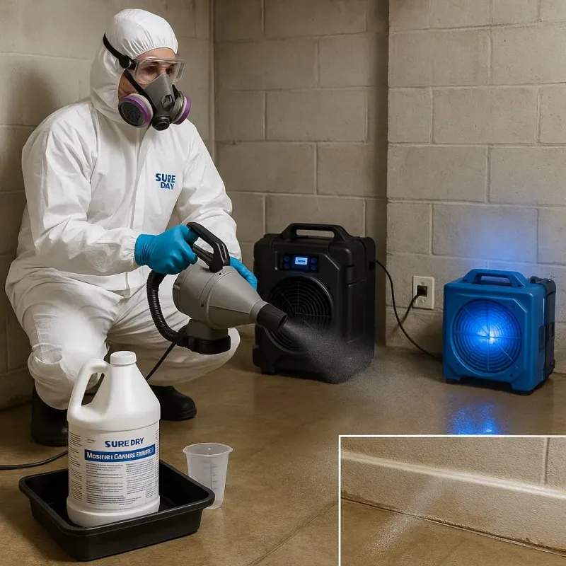 Sanitization and Odor Removal process in Prospect Heights, IL